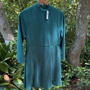 Torrid Green Mock Neck Dress